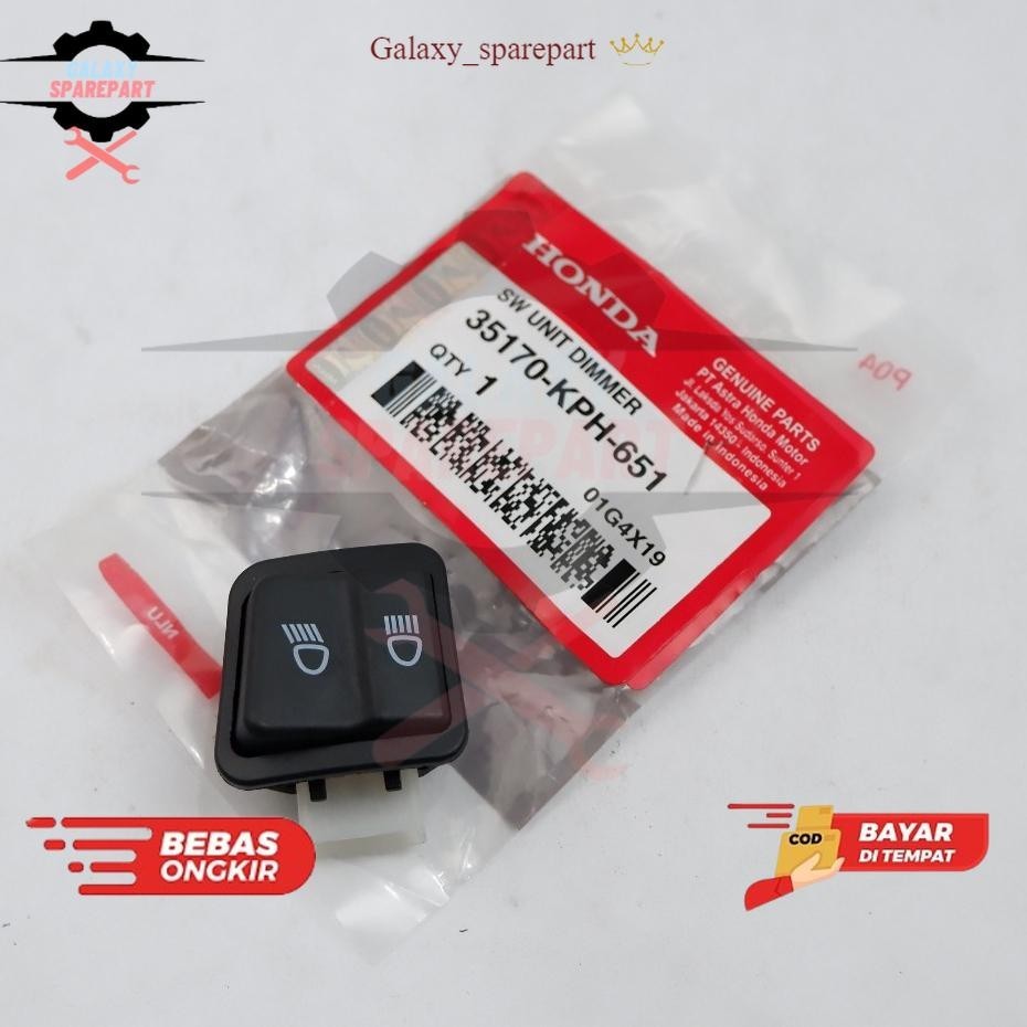 Tombol Lampu DIM Honda Karisma & Kirana KPH galaxi part motor