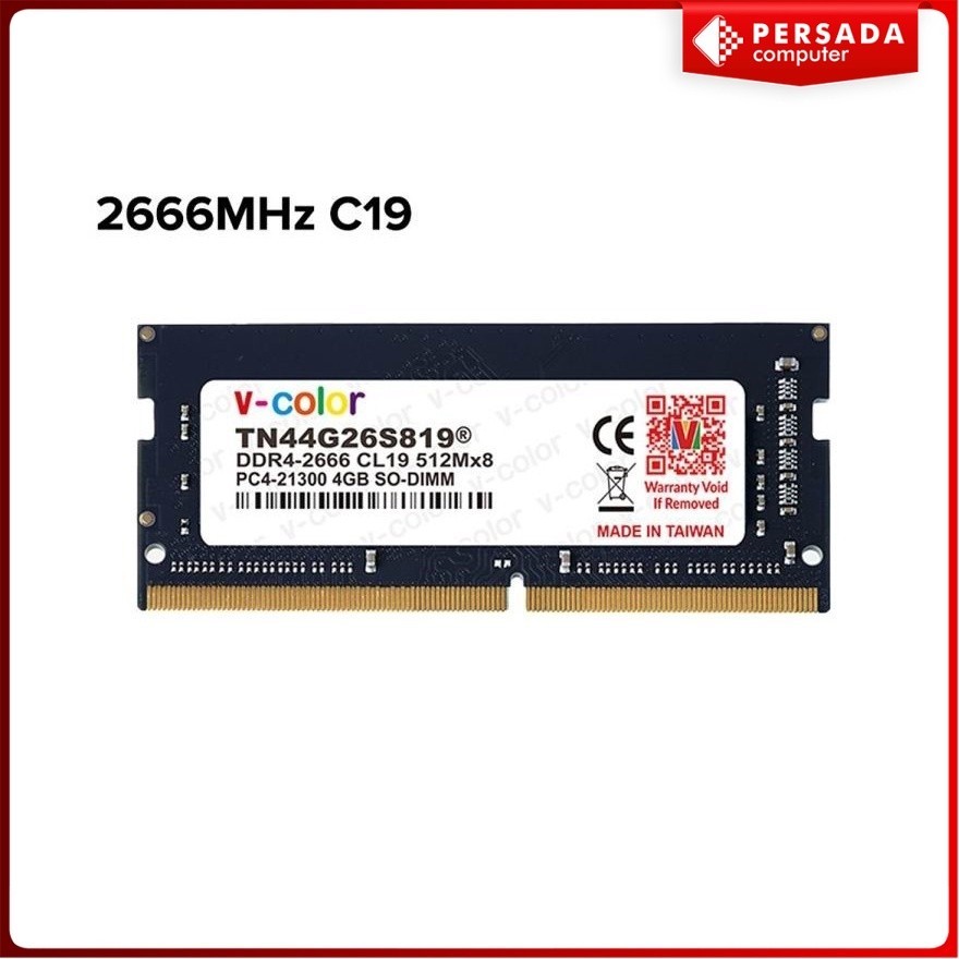 V-COLOR DDR4 4GB 2666MHz SODIMM / RAM Notebook DDR4 4Gb 2666Mhz
