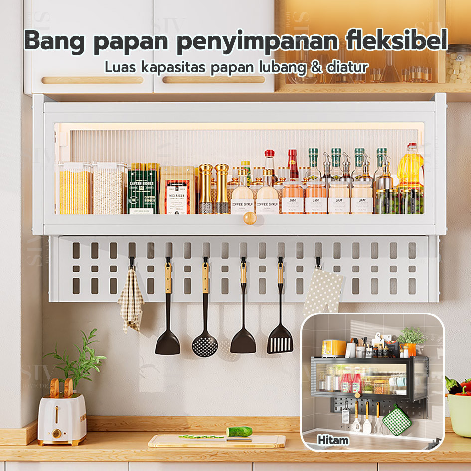 Lemari Dapur Gantung Lemari Dinding Rak Dapur Gantung Dapur Kabinet Dapur Atas Rak Bumbu dapur Dindi