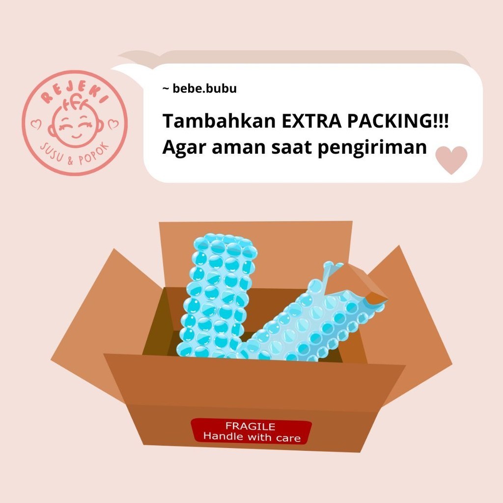 

Extra Packaging Kemasan Ekstra / Tambahan Bubble Wrap / Kardus Bungkus Packing Extra