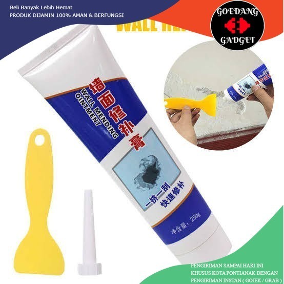 

PASTA PENDEMPUL DINDING TAMBAL DINDING RETAK ANTI AIR DEMPUL PENAMBAL BOCOR MAGIC WALL REPAIR