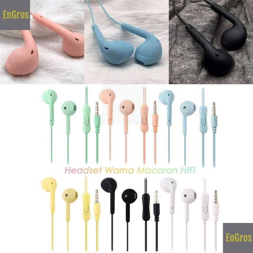 U19 Earphone Macaron U-19 Headset U 19 Macaron / Handsfree Macaron / Earphone Macaron Warna Warni