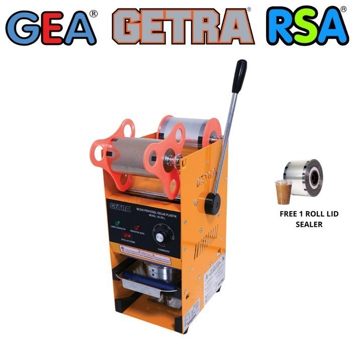 CUP SEALER GETRA SC-D8 MESIN PRESS GELAS PLASTIK MANUAL MURAH - GETRA