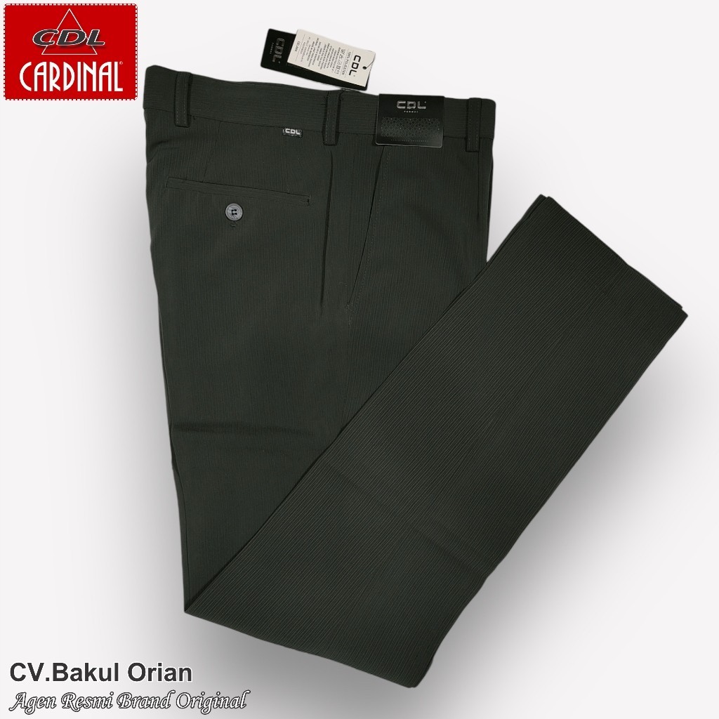 Promo Celana Kantor Formal Cowok CDL Slimfit Cardinal Original - IBSBI00041