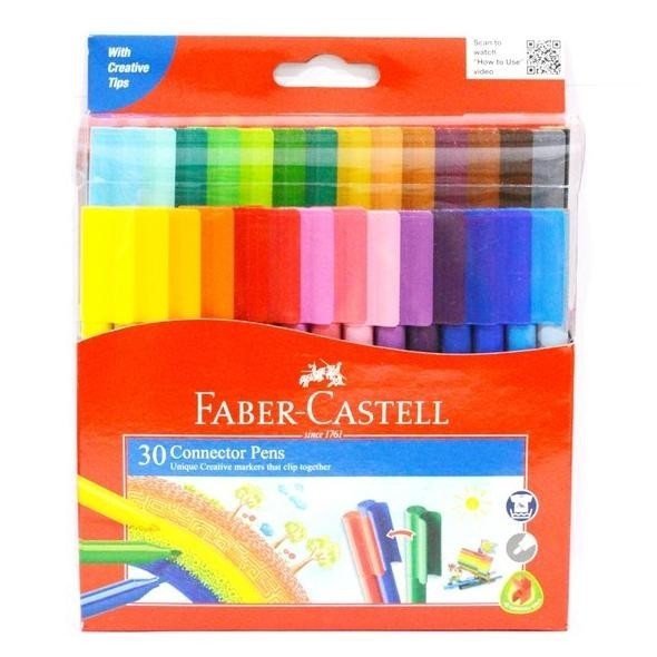 

Connector Pen 30 Warna Faber Castell / Spidol Konektor