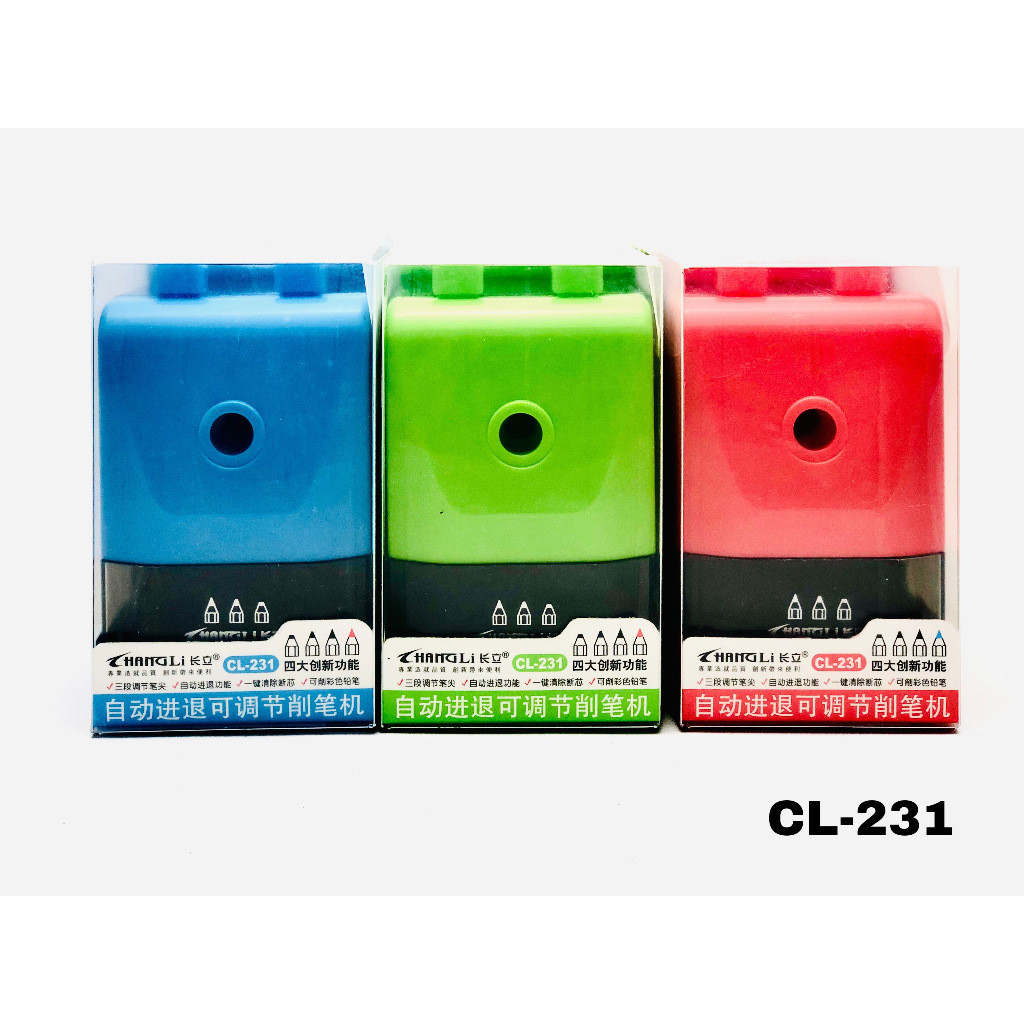 

Rautan Putar Impor CL-231 Serutan Putar Meja Sharpener Meja Auto In & Out Alat Sekolah- SHAGB