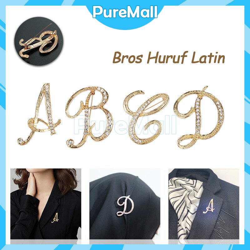 Bros Huruf Gold / Bros Jilbab / Bros Permata