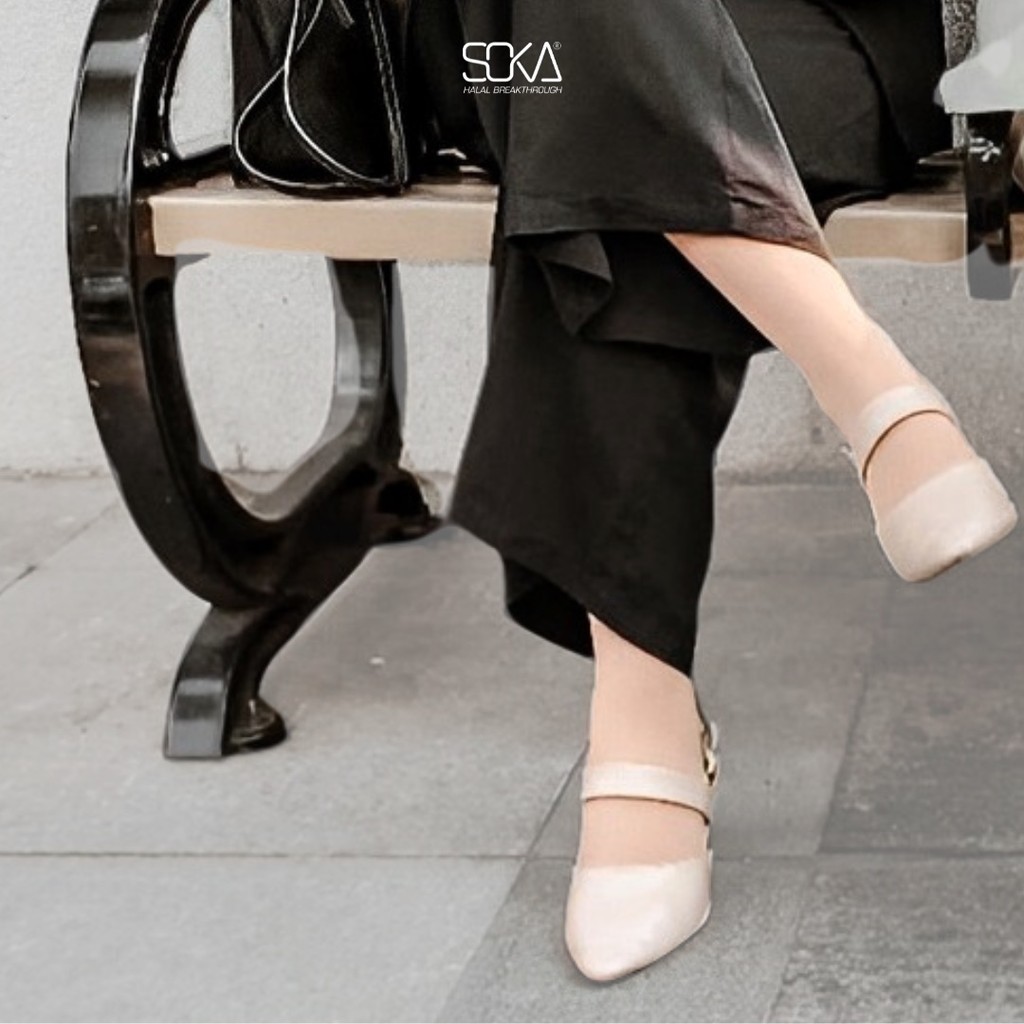 Soka Kaos Kaki Muslimah Premium Non Jempol Tipis Sprinkle Premium