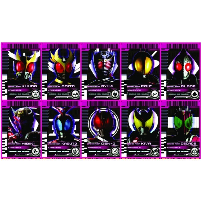 kamen rider decade custom card kuuga - decade