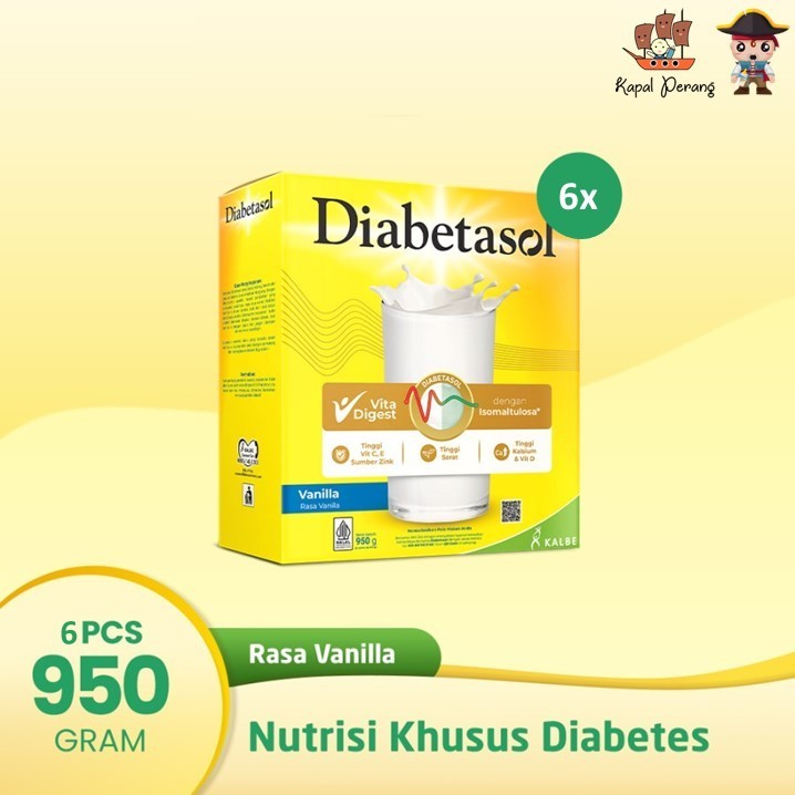 

Diabetasol Jumbo Vanilla 950g - 6 Pcs