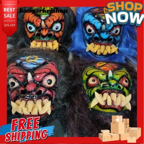 bgk topeng buto gedruk mainan anak