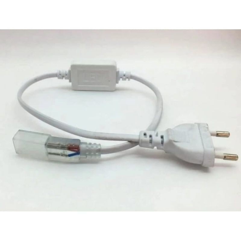 [ DELSER MOTOR ] KABEL COLOKAN SOKET SOCKET JACK LAMPU NEON FLEX LED SELANG STRIP 220V 220VOLT 220 V