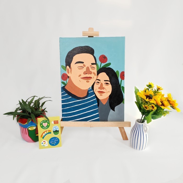 

promo ✨ -Custom Paint by Number Illustration dari Photo atau Portrait - 30x40 cm