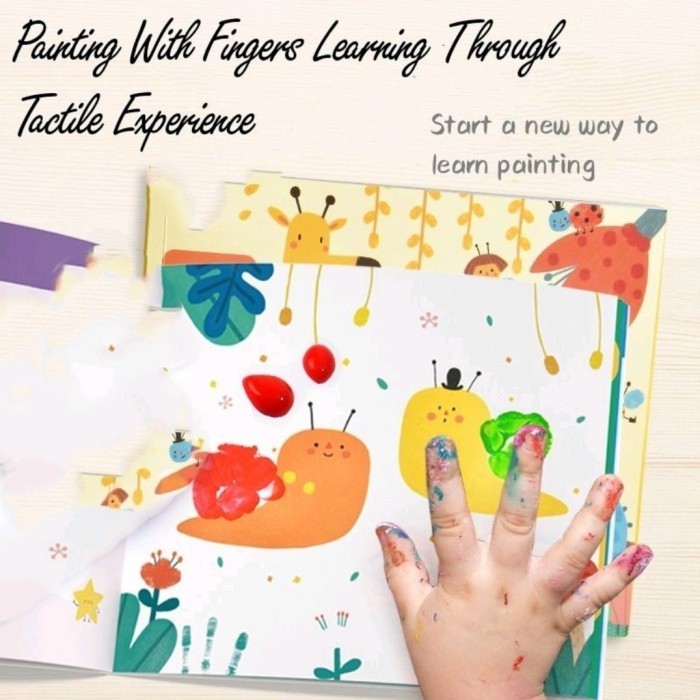 

promo ✨ -Cat Air Anak Super shable Cat Lukis Finger Paint Giotto 25ml Set 12