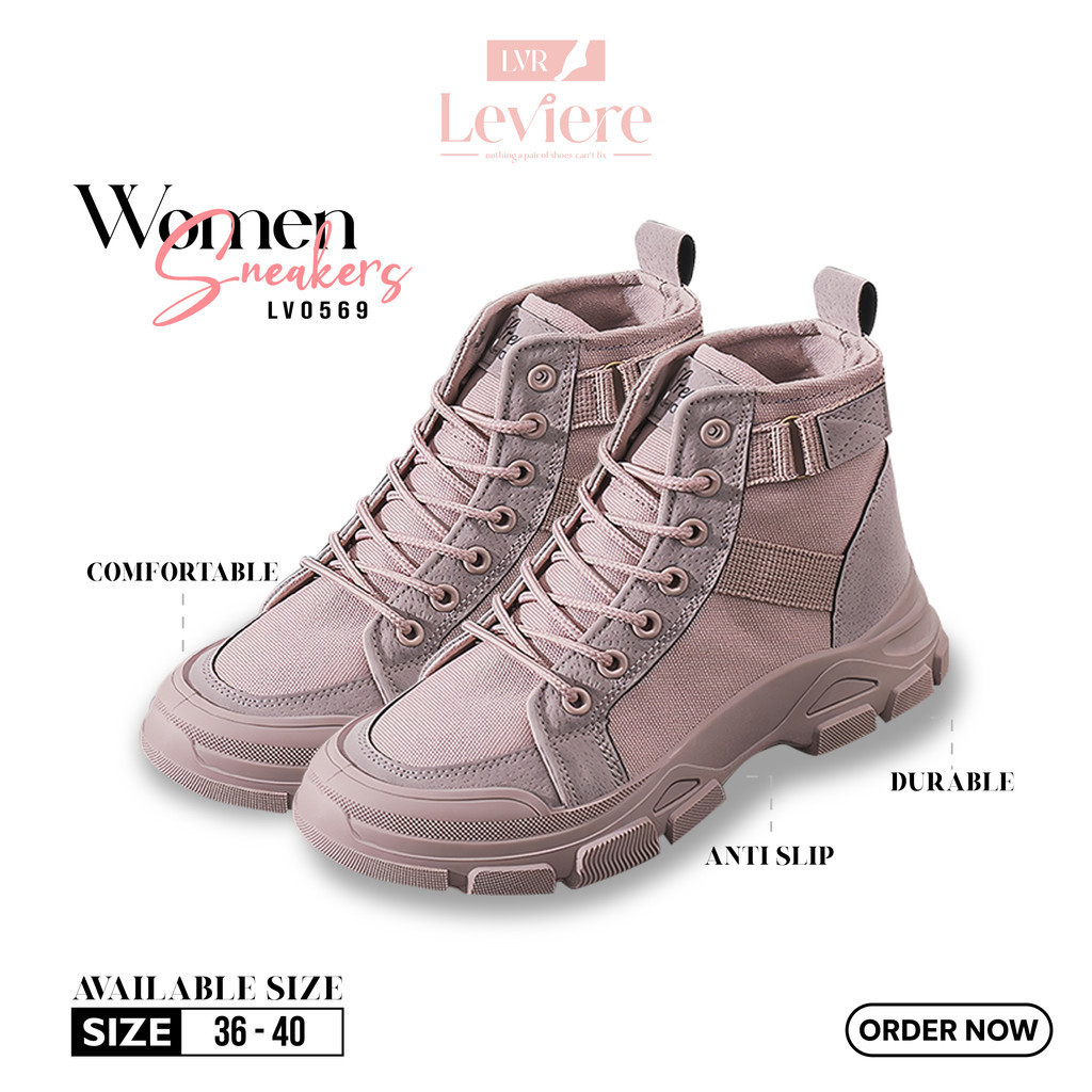 LVRkids  Sepatu Sneakers Boots Wanita Sneakers Shoes Premium LV0569