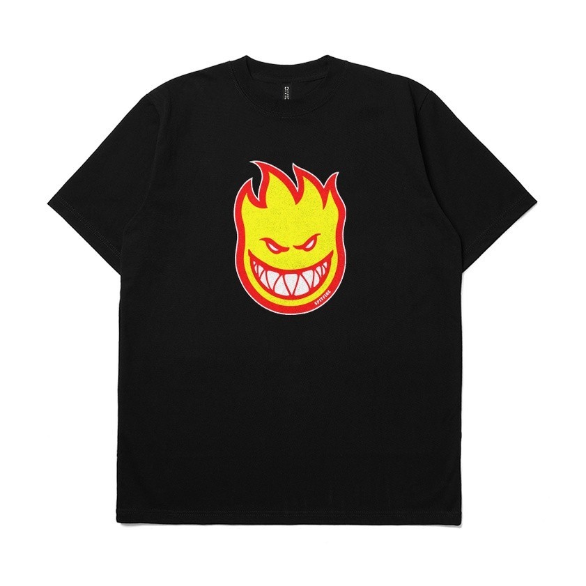 【COD】 NEW T-shirt Spitfire Bighead Fill KAOS