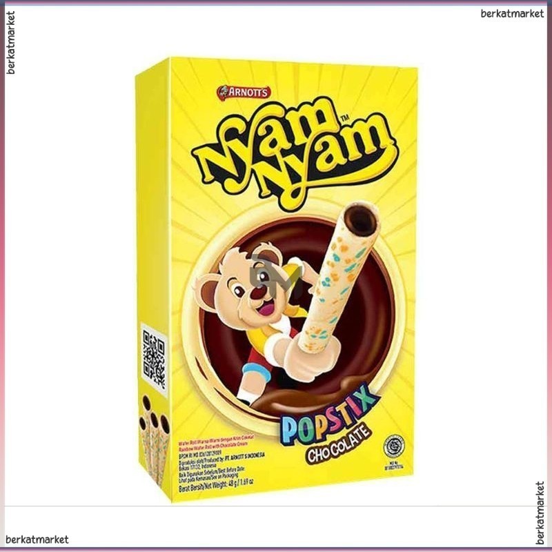 

SNACK ARNOTT'S NYAM NYAM POP STICK CHOCOLATE 48G BOX