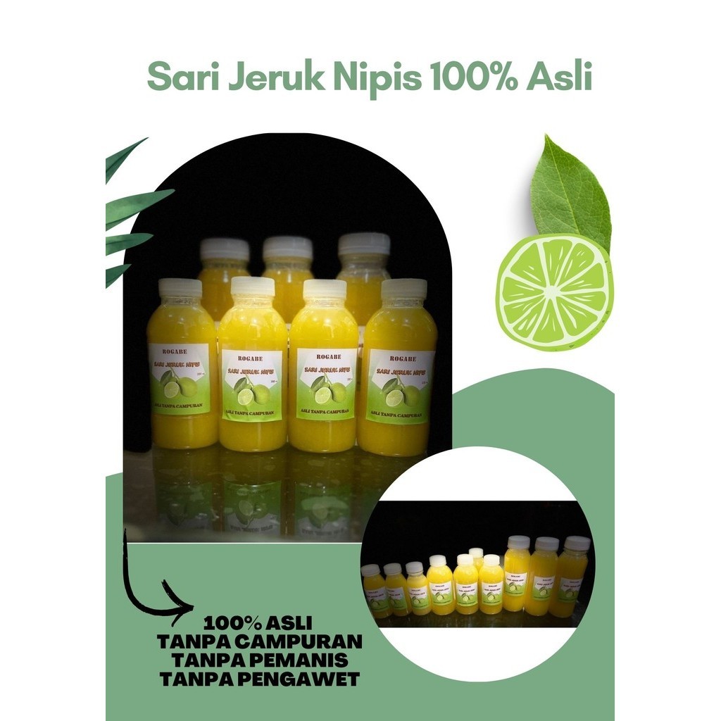

Perasan Jeruk Nipis 100% Murni / Sari Jeruk Nipis / Original / S N