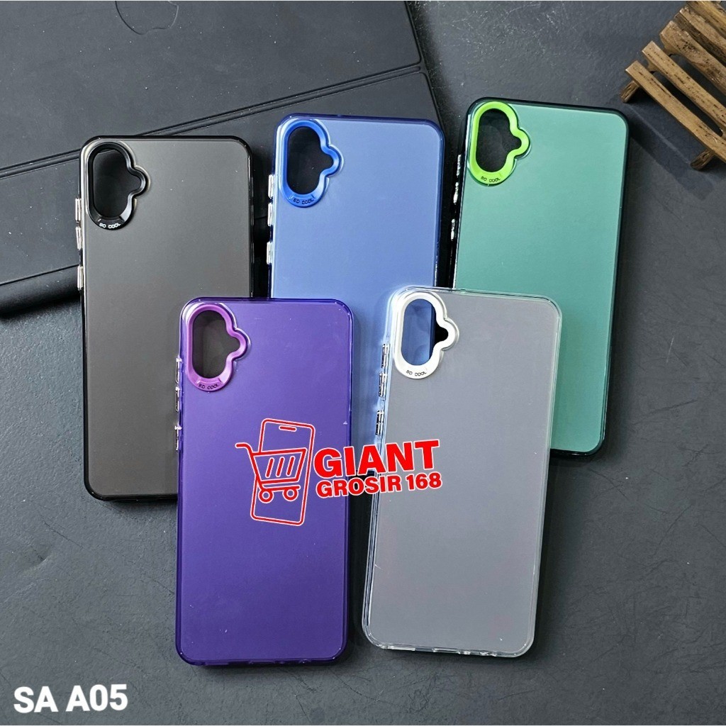 Case IMD Color Plate Hologram Case Samsung A05 Samsung A05S -BS