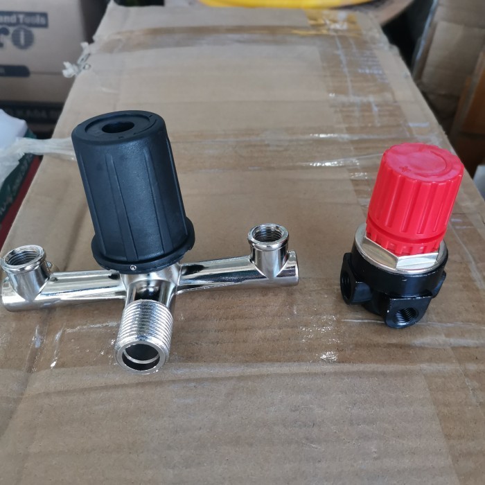 Regulator angin kompresor 8L dan 24L setelan angin kompresor Sparepart switch kompresor