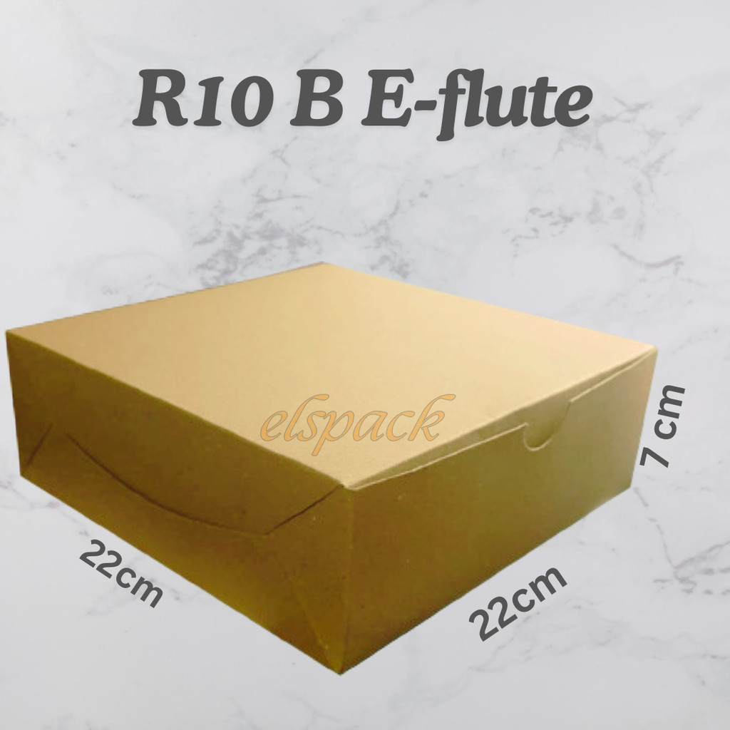 

Dus Box Kotak Makan / Hampers 22x22x7 EFlute Polos (Corrugated) Dus Coklat 22 x 22 x 7 - Dus Box Kotak Packaging Olshop 22x22 x 7 / Dus Box Kotak Nasi R10B 22 x 22x7