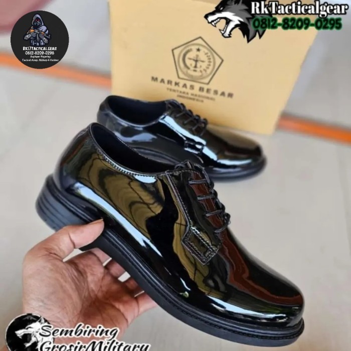 PROMO (ORIGINAL) Sepatu PDH JATAH TNI AL AD AU Bocorocco, RCH Premium & MAAS - MABES TNI, 40 TERMURA