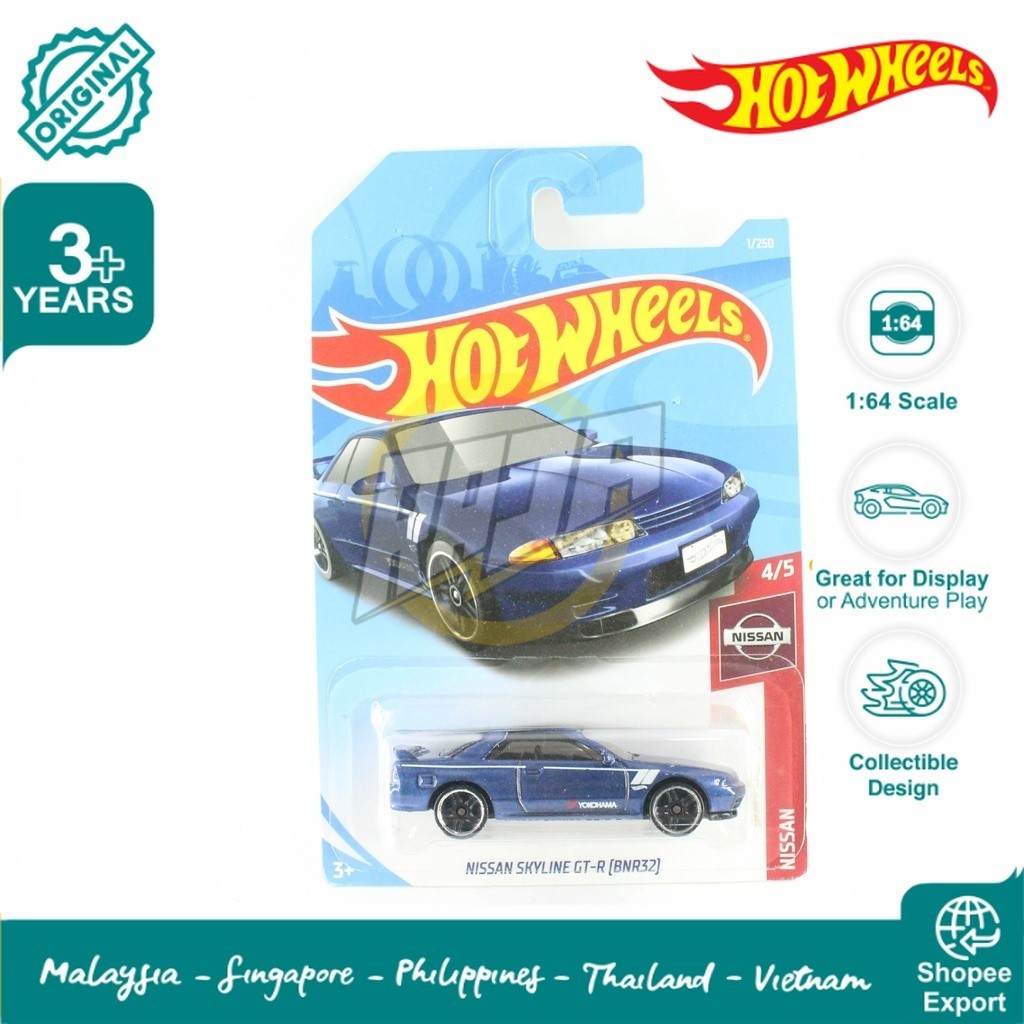Hot Wheels Nissan Skyline Gt-R R32 - Blue