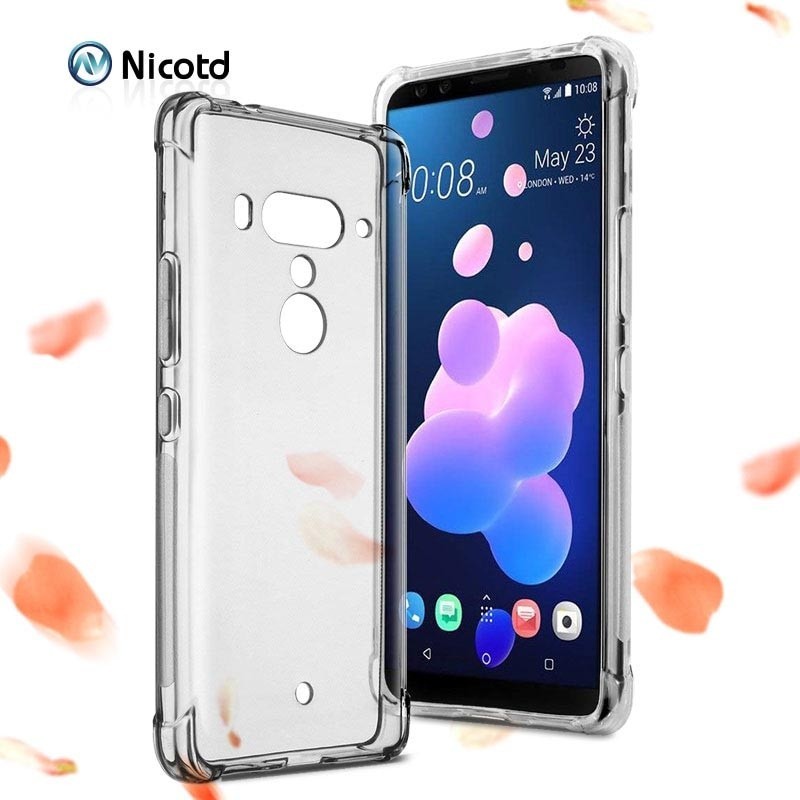 Shockproof Air Cushion Case For HTC U12 Plus Life u11 Desire 12s Silicone Phone Back Cover For HTC U
