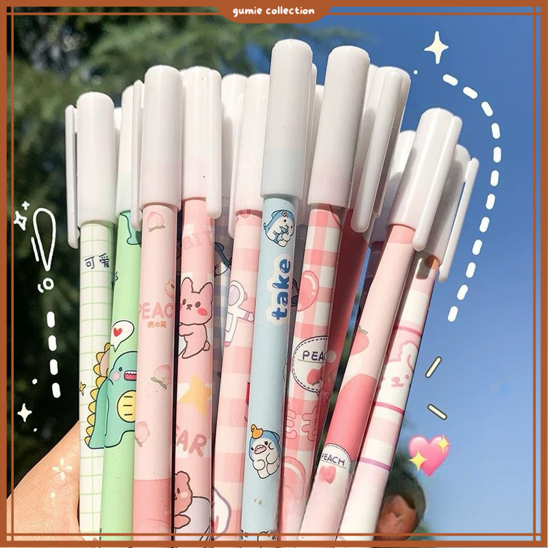 

GC - 1LUSIN 12PCS PEN GEL MOTIF KARAKTER LUCU / PULPEN GEL LUCU / PULPEN TULIS GEL / PULPEN AESTHETIC MURAH