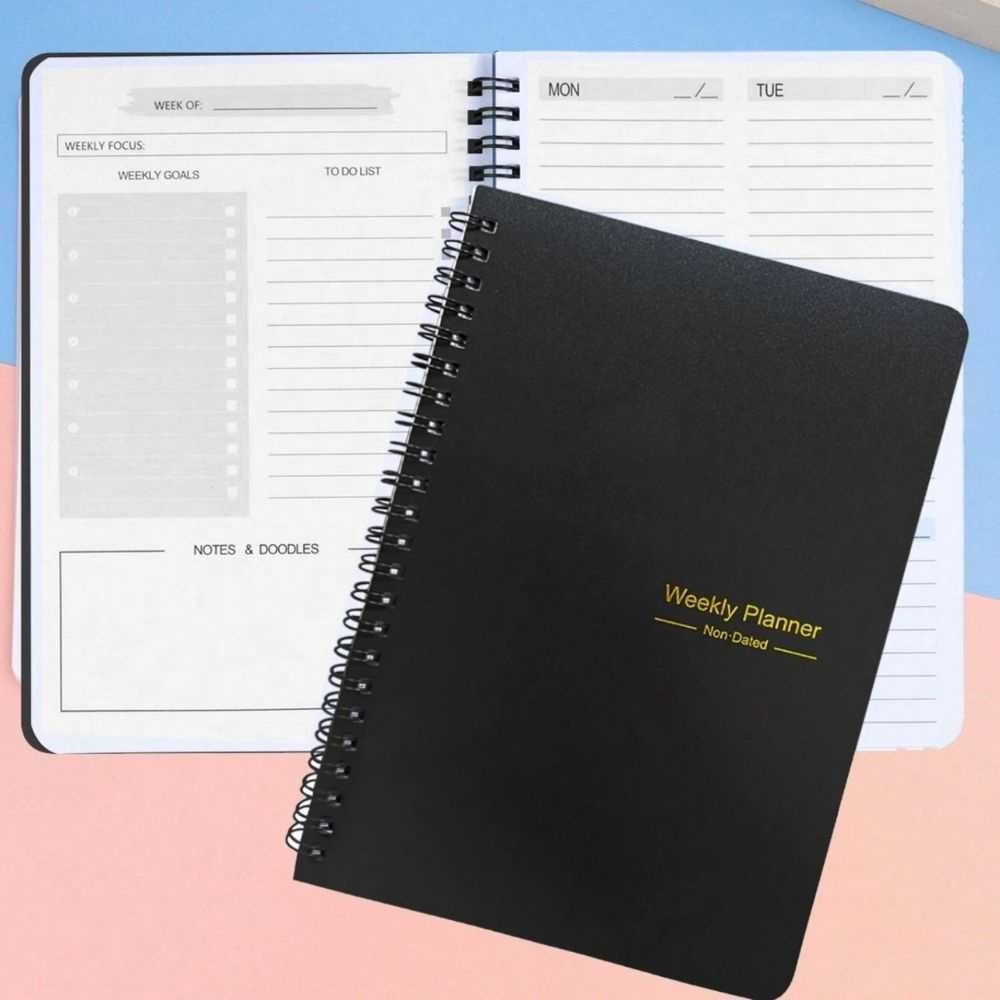 

‼️COD‼️ ARSYKSTRJADATE Buku Catatan Mingguan Weekly Planner Note 52 Sheets A5 - Q046 ‼️COD‼️
