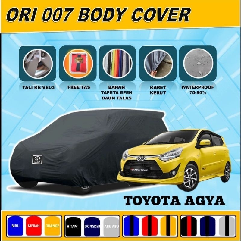 Cover Sarung Selimut Mobil Agya Waterproof Outdoor