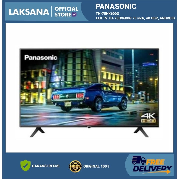 LED TV PANASONIC TH-75HX600G 75 inch, 4K HDR, ANDROID TV 75HX600