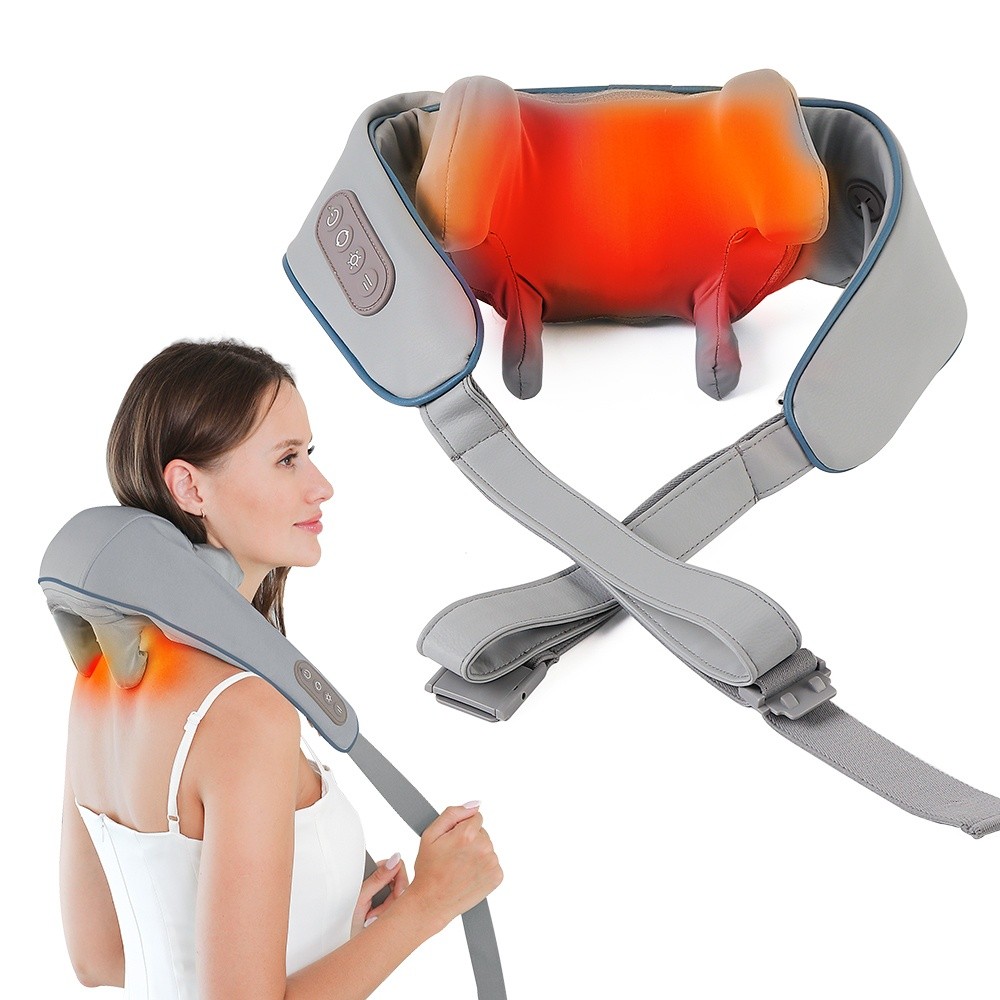 Foreverlily Upgrade Your Relaxation Routine with Forever Trapezius Massager - 3D Massage Heads and H