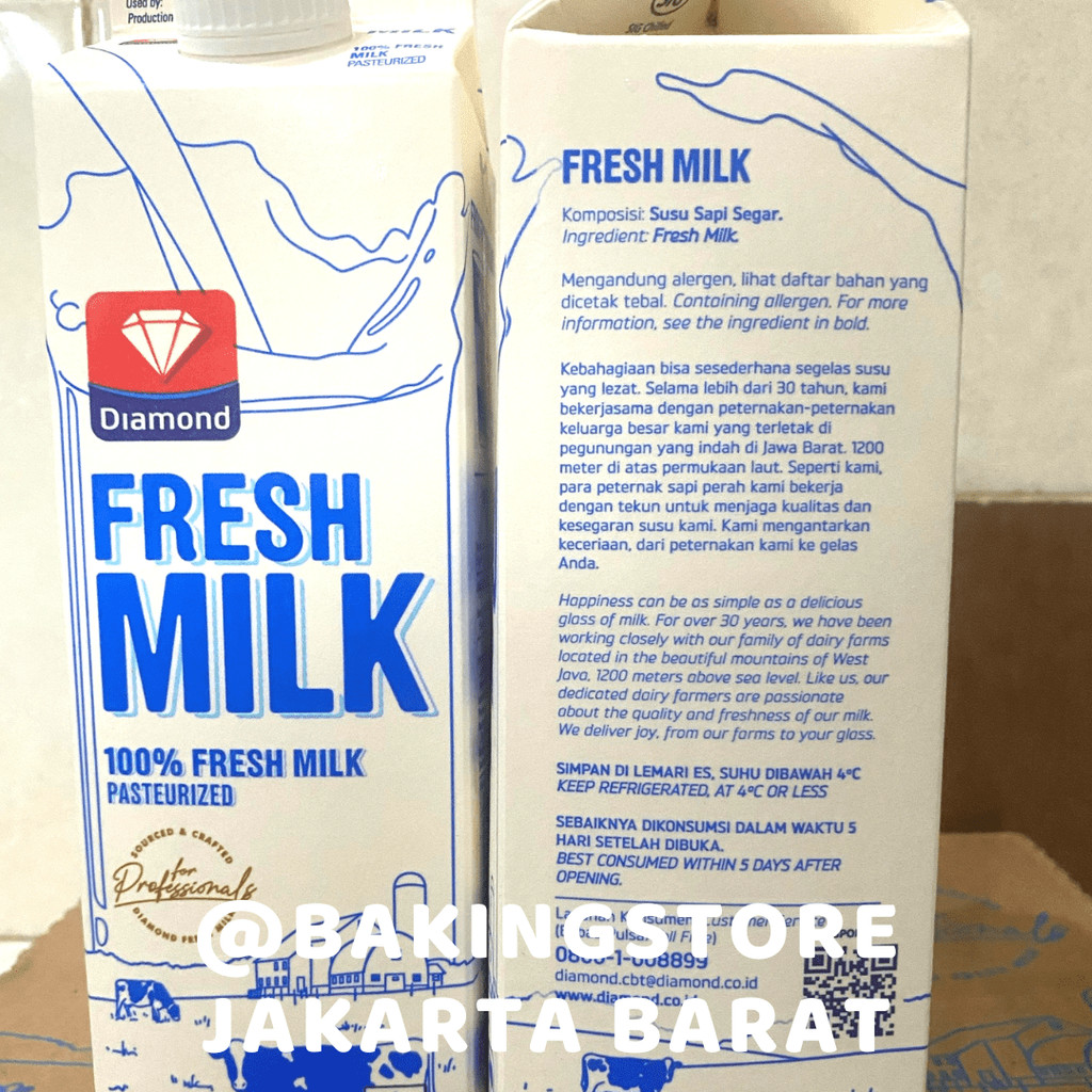 

Susu Segar Fresh Milk Diamond Profesional 946ml