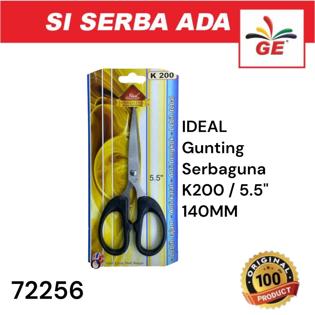 

IDEAL Gunting Serbaguna K200/ 5.5" 140MM 72256