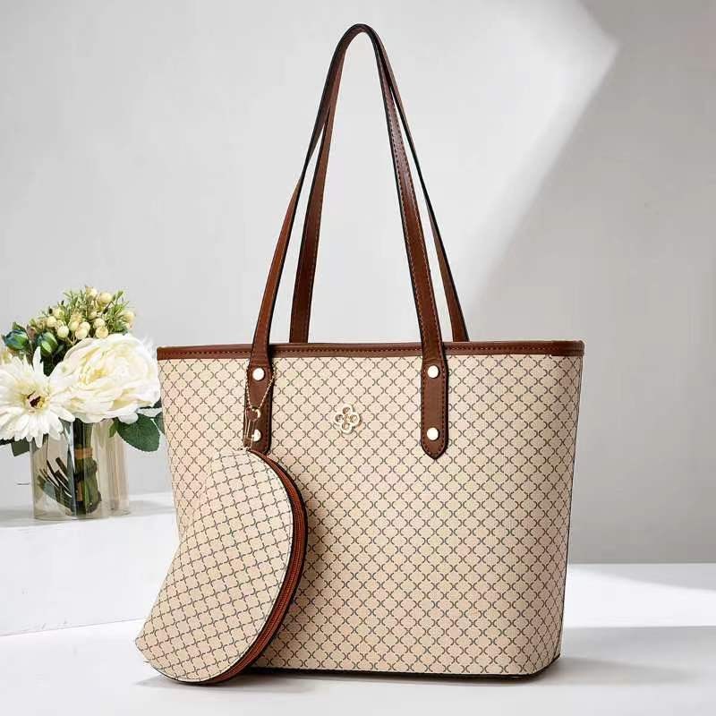 Totebag Wanita Ukuran Besar Free Pouch - Tas Kerja Elegan - Tas Kerja - Totebag Wanita Premium 569