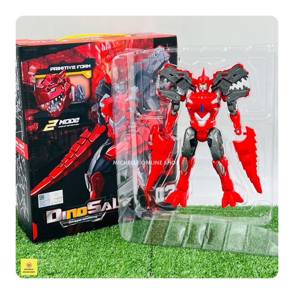 PROMO MAINAN ROBOT DINOSAURUS TRANSFORMER DINO DEFORMATION