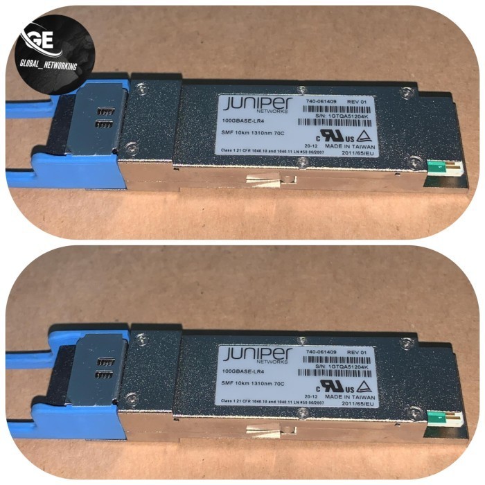 JUNIPER 100G LR4 SMF 10KM 1310 Original JUNIPER QSFP 100GBASE LR4 SMF NEW