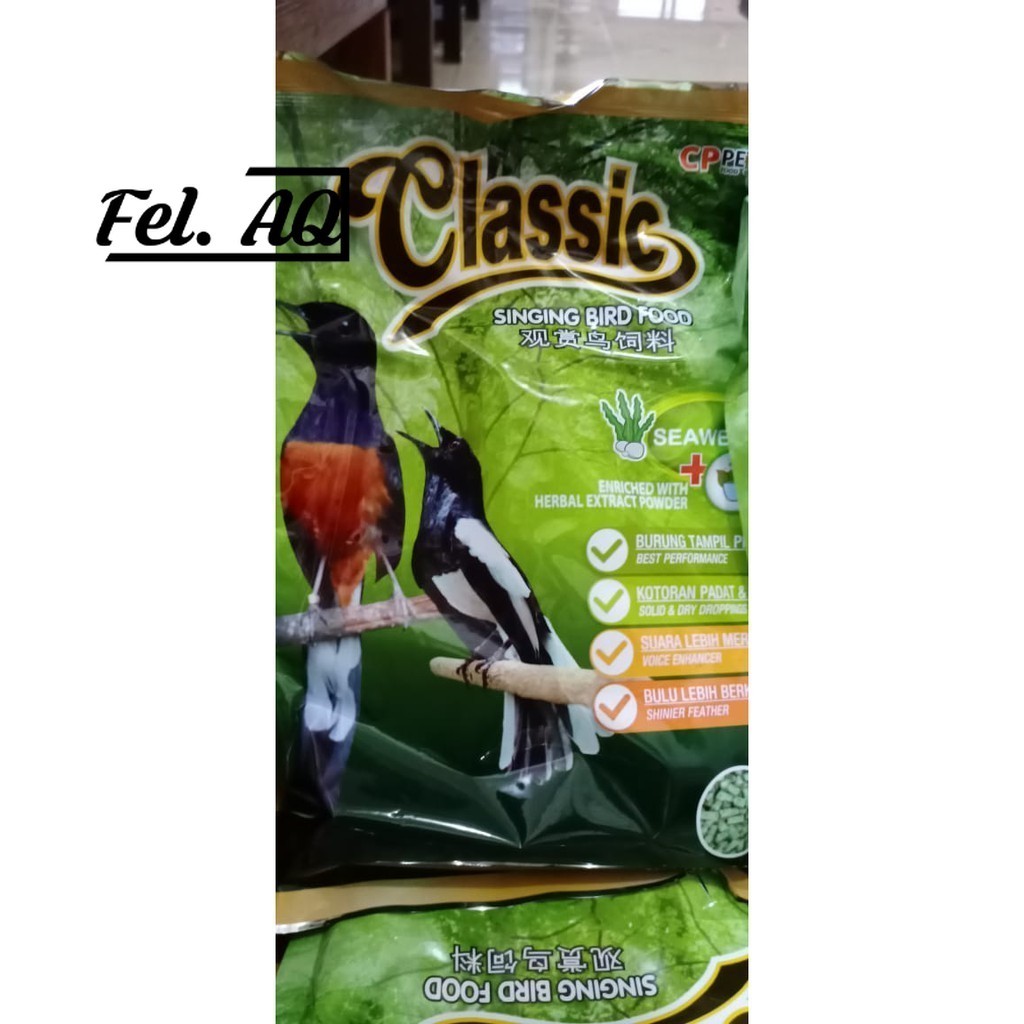 Voer classic hijau Voer berkualitas untuk semua burung kicau MURAH BERKUALITAS