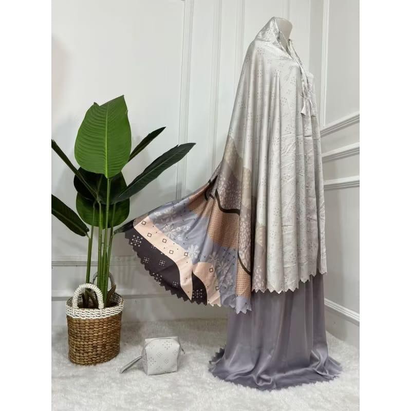 Mukena ASTIKA Sutra Armanny silk Premium Mewah Jumbo