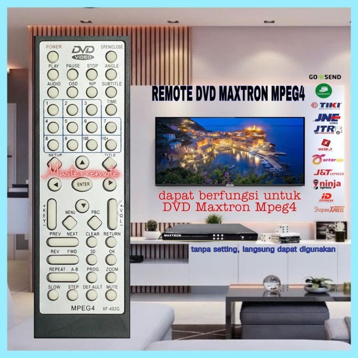 ES99 REMOT REMOTE DVD MAXTRON MPEG4