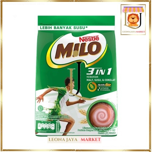 

LJ MARKET MILO 990GR 3IN1 / ACTIVEGO - SUSU ANAK