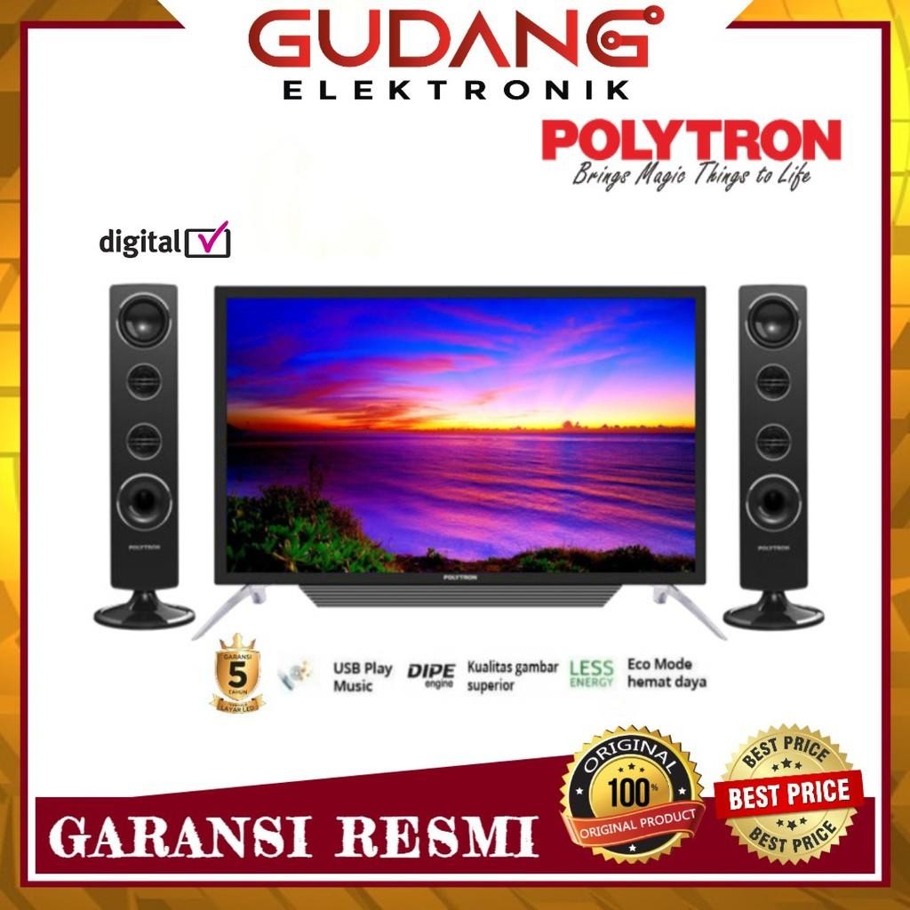 LED TV 32 INCH POLYTRON PLD 32TV1555 CINEMAX DIGITAL TV PLD32TV1555