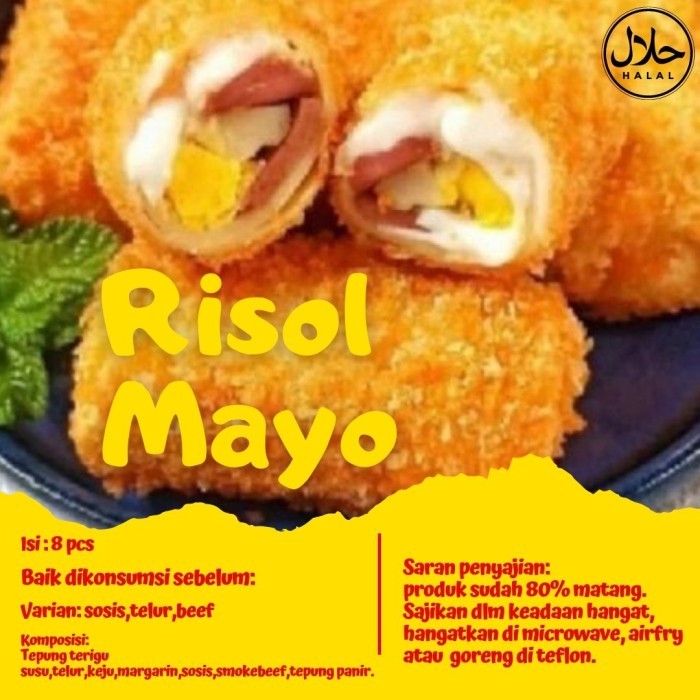

Risol mayo Frozen/Frozen food/makanan beku - Alfatih Food
