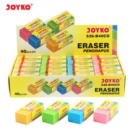 

[KIRIMHARIINI] - JOYKO 526-B40CO Penghapus/Eraser warna