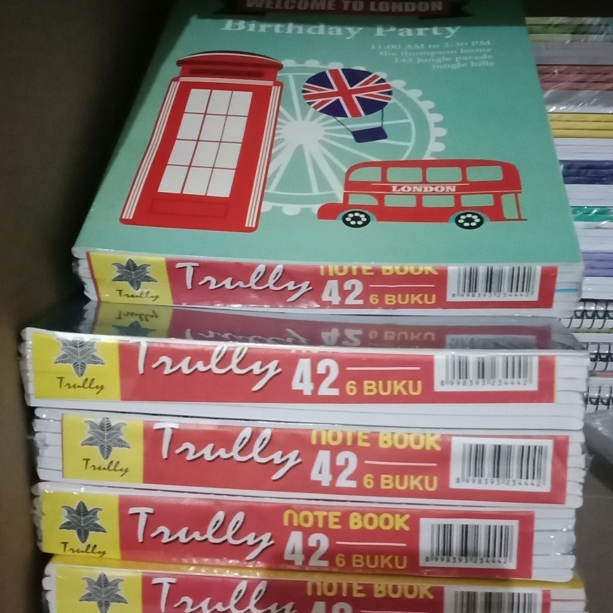 

[KIRIMHARIINI] - TRULLY Buku Tulis 42 Lembar ( Per PCS )