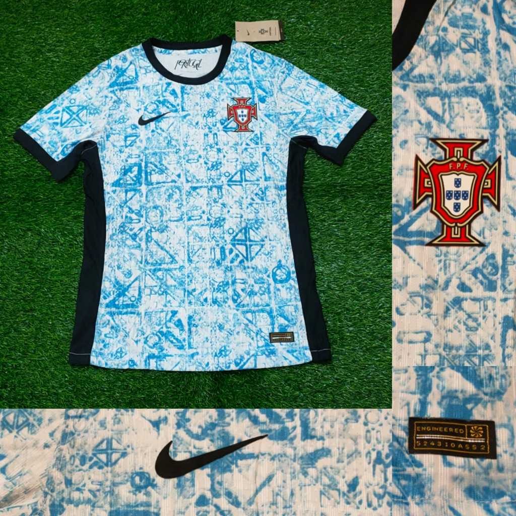 PLAYER ISSUE JERSEY PORTUGAL AWAY VAPORKNIT PIALA EROPA 2024 GRADE ORI