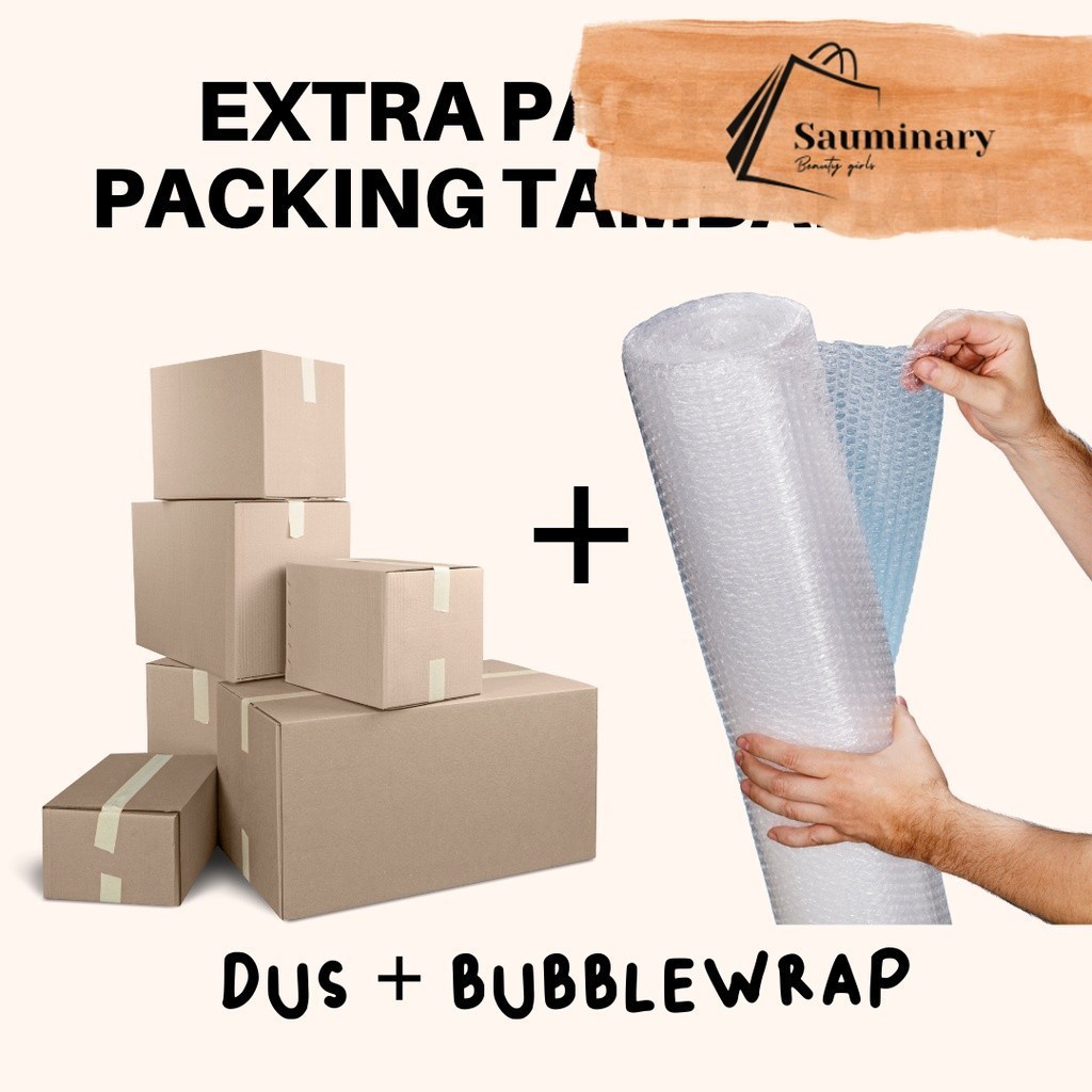 

Extra Packing Tambahan Dus dan Buble Wrap