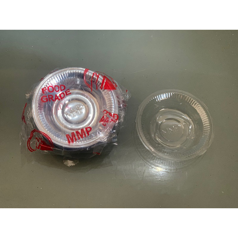 PPS - Tray Mika Cup tempat sambal bening isi 100 pcs