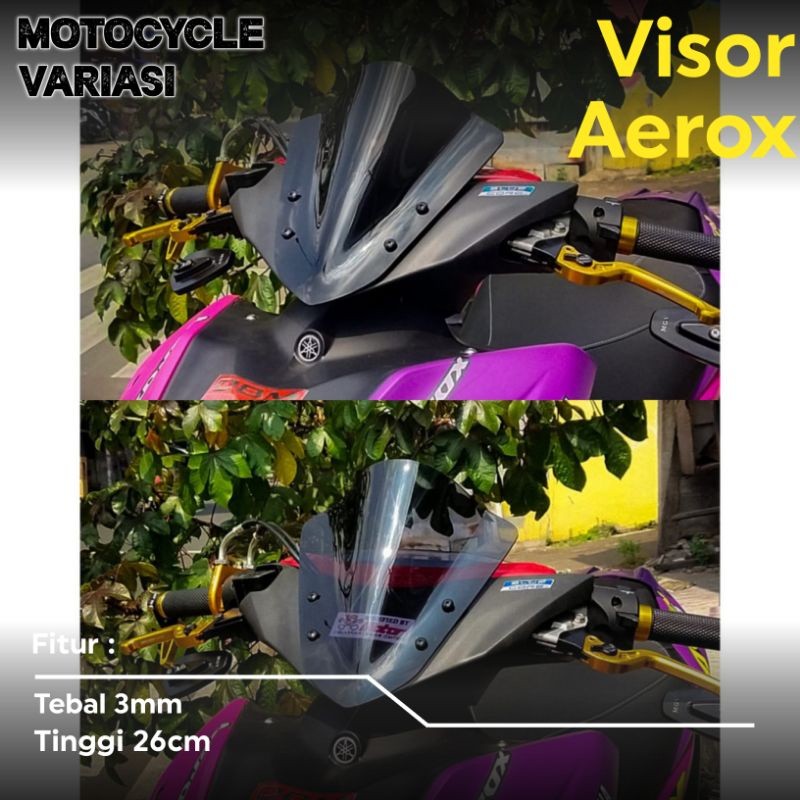 Visor motor Aerox Jenong Visor Aerox New Model Jenong Visor Aerox Hedon